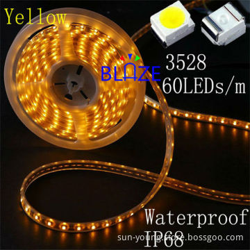 SMD3528 LED Yellow,IP68,Cheap LED flexiblestrip light,